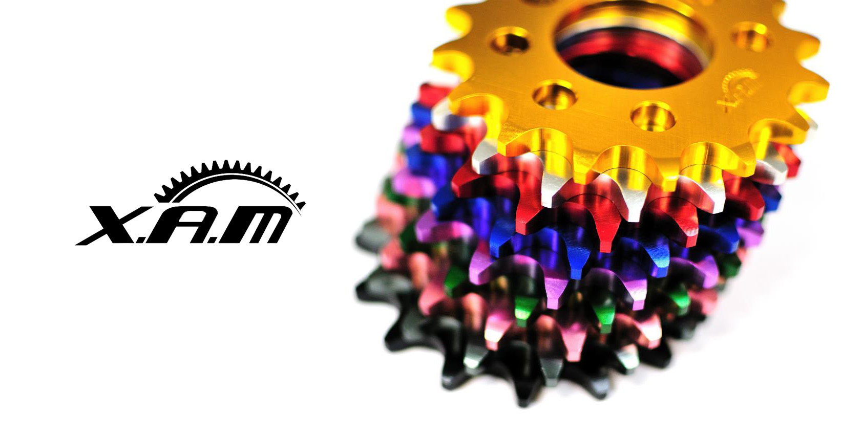 XAM XAM:ザム リアデザインと機能の融合スプロケット カラーアルマイト