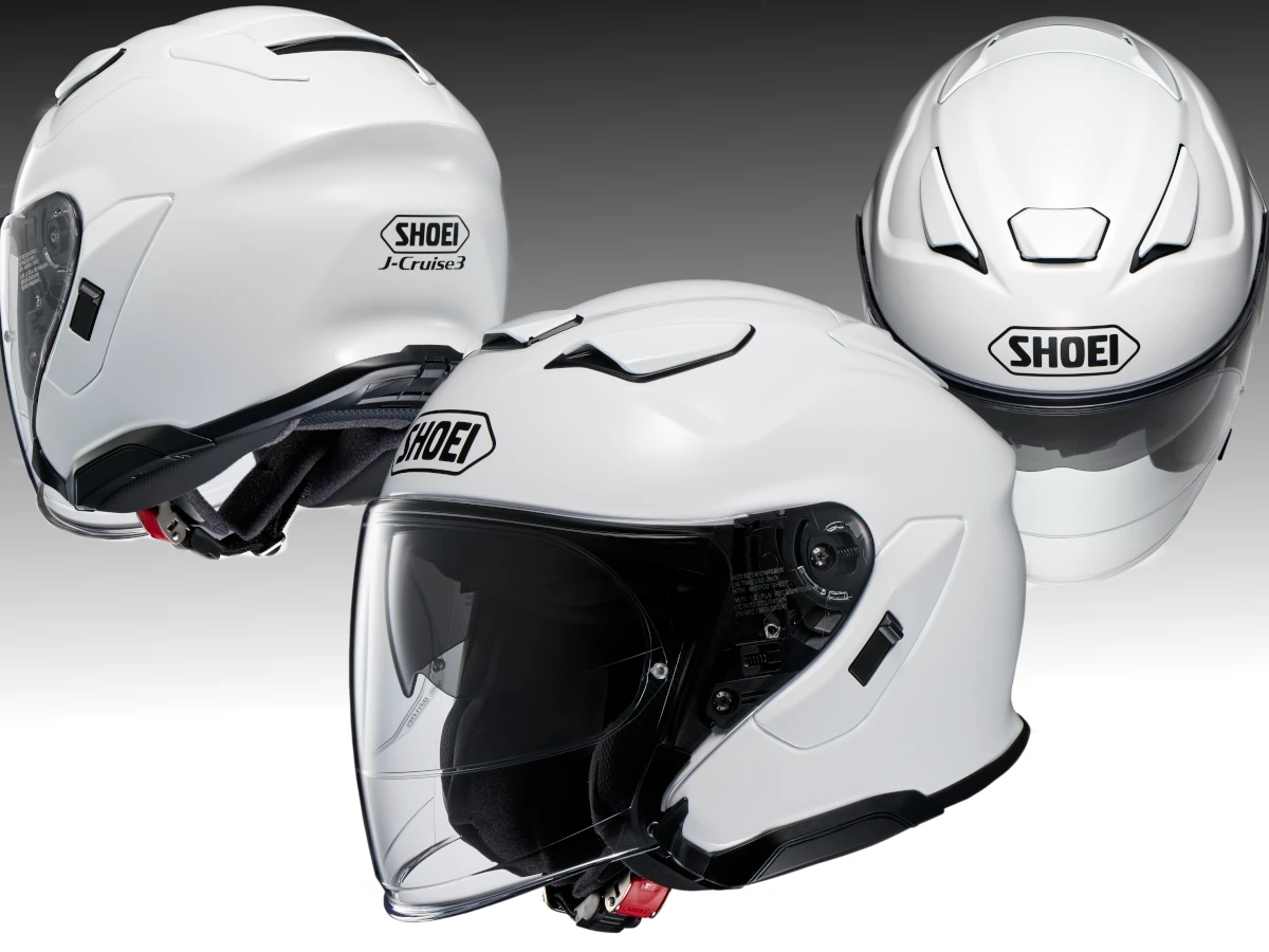 SHOEI J-Cruise3 通気性がすごいことに,アウトレットダクトの壁